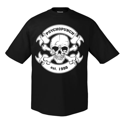 Psychopunch White Skull | T-Shirt