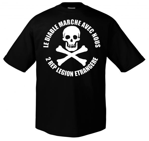 Rock Style 2Rep Fremdenlegion Légion étrangère Skull | T-Shirt