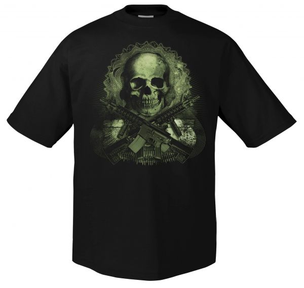 Rock & Style Gun Skull | T-Shirt
