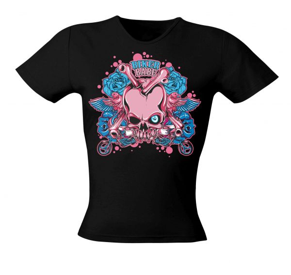 Art Worx Biker Babe | Girly T-Shirt