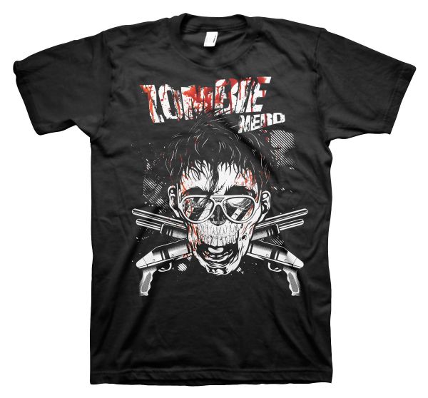 Rock Style Zombie Nerd | T-Shirt