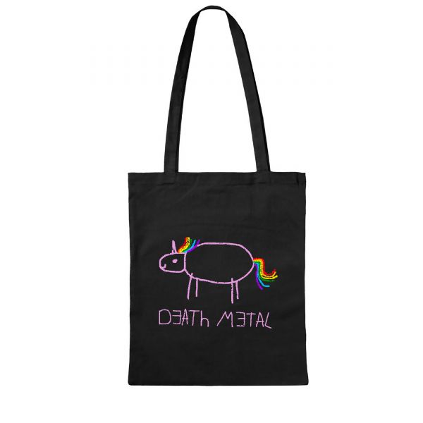 Art Worx Death Metal Unicorn Baumwolltasche | Bag