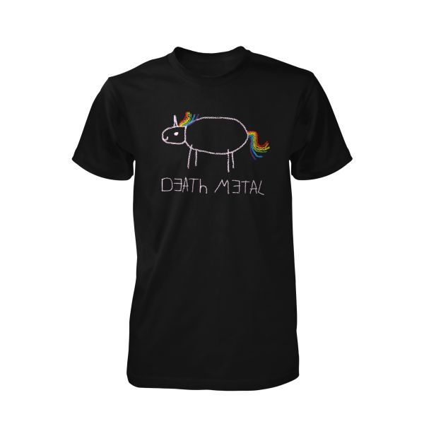 Art Worx Death Metal Unicorn black | Girly T-Shirt