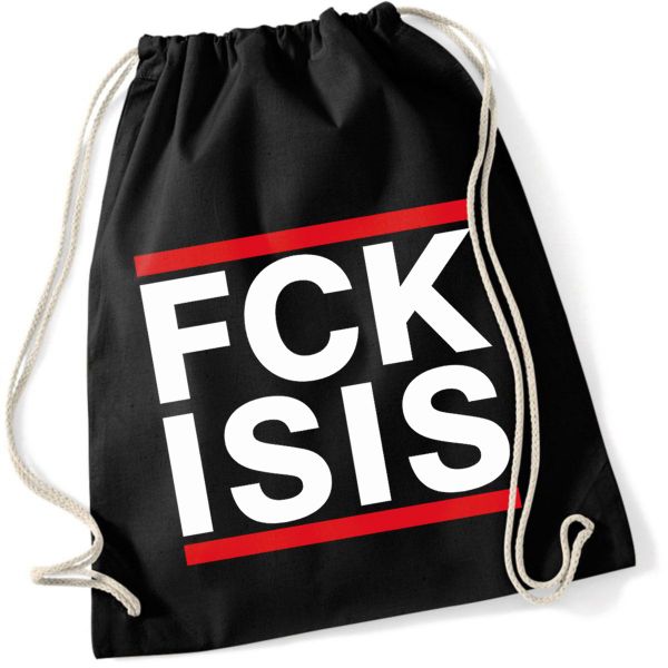 Politik FCK ISIS Fuck ISIS Turnbeutel | Gymsac