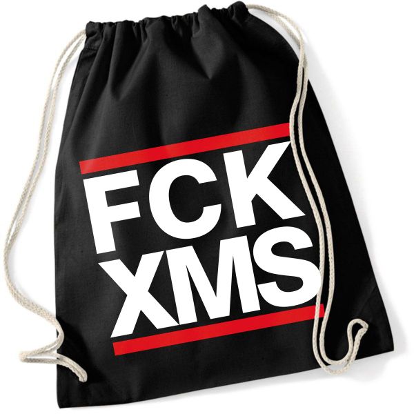 Fun FCK XMAS Fuck XMAS Protest Turnbeutel | Gymsac