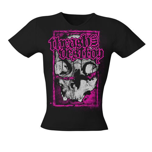 Art Worx Thrash and Destroy pink | Girly T-Shirt
