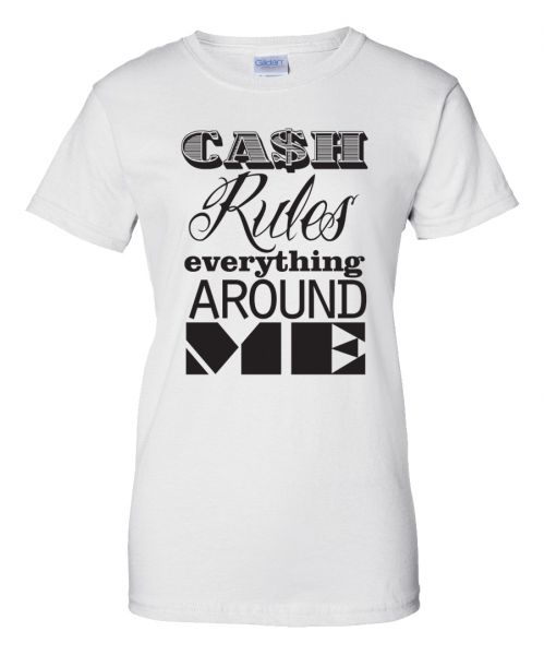 Rock & Style Cash Rules | Girly T-Shirt