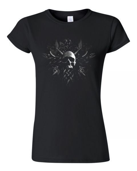 Rock & Style Axe Skull | Girly T-Shirt
