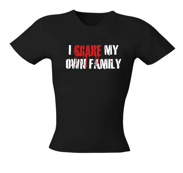 Rock & Style Scare My Own Family | Girly T-Shirt