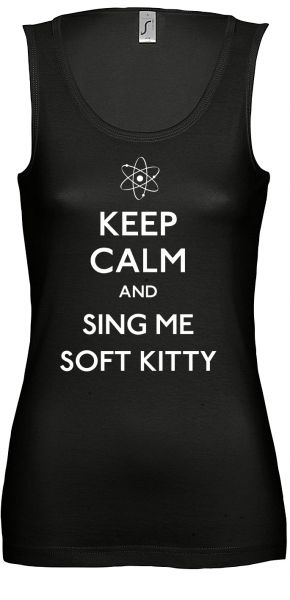 Rock Style Keep Calm & Soft Kitty | Girly Tank Top