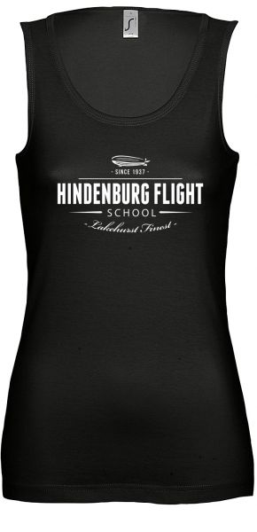 Rock Style Hindenburg Flight School | Girly Tank Top