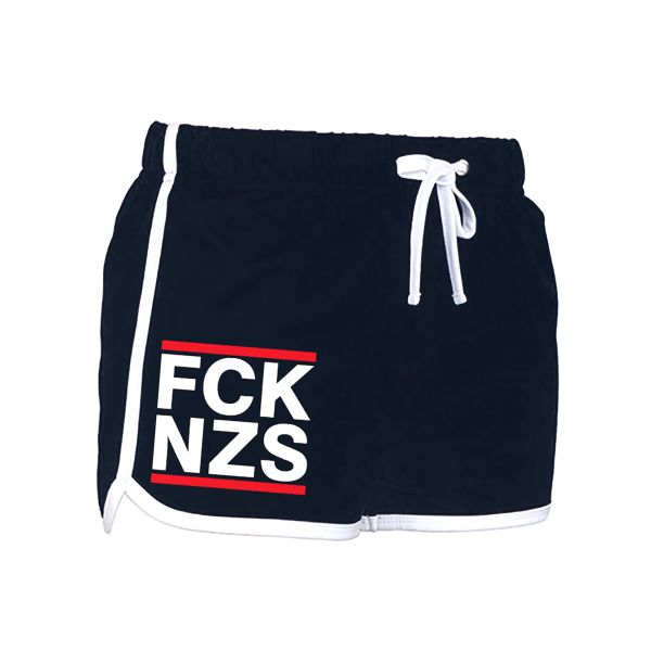 FCK NZS Fuck Nazis | Women Retro Shorts