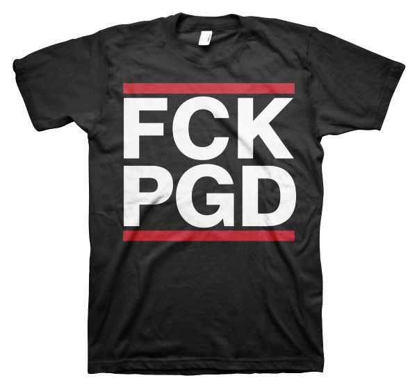 Politik FCK PGD FUCK PEGIDA T-Shirt black