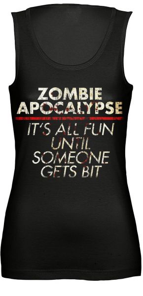 Rock Style All Fun Until Zombie Apocalypse | Girly Tank Top