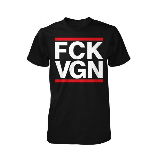 Fun FCK VGN Fuck vegan | T-Shirt