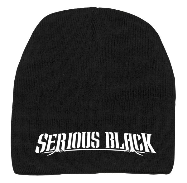 Serious Black Logo Beanie