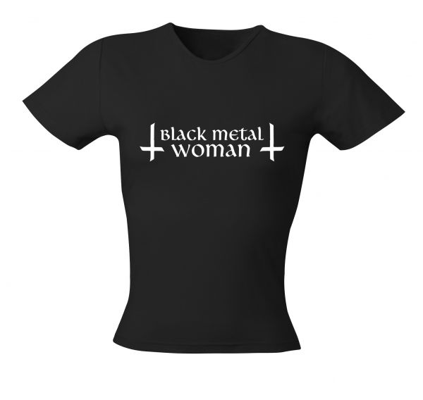 Art Worx Black Metal Woman | Girly T-Shirt