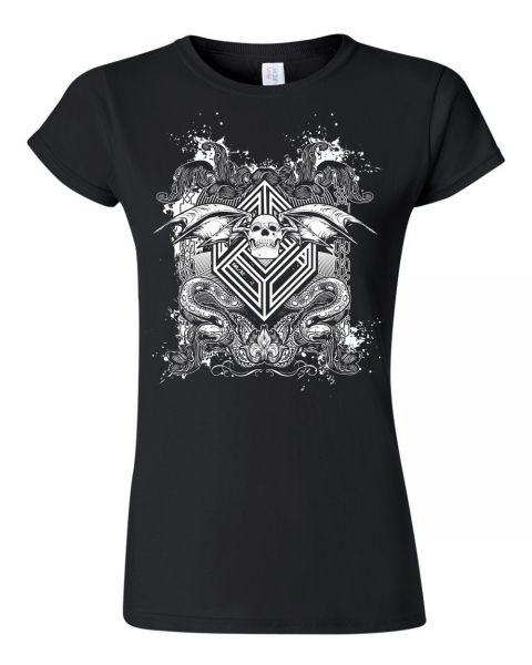 Rock & Style Bat Skull | Girly T-Shirt